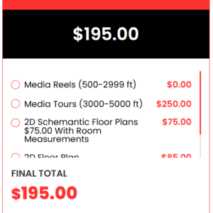 MEDIA REELS, TOURS, FLOORPLANS & MEASUREMENT